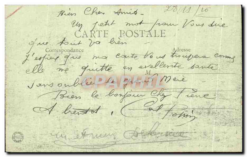 Grandvilliers — vue aérienne Nord-Est — Sinet, imp., Grandvilliers — Rückseite