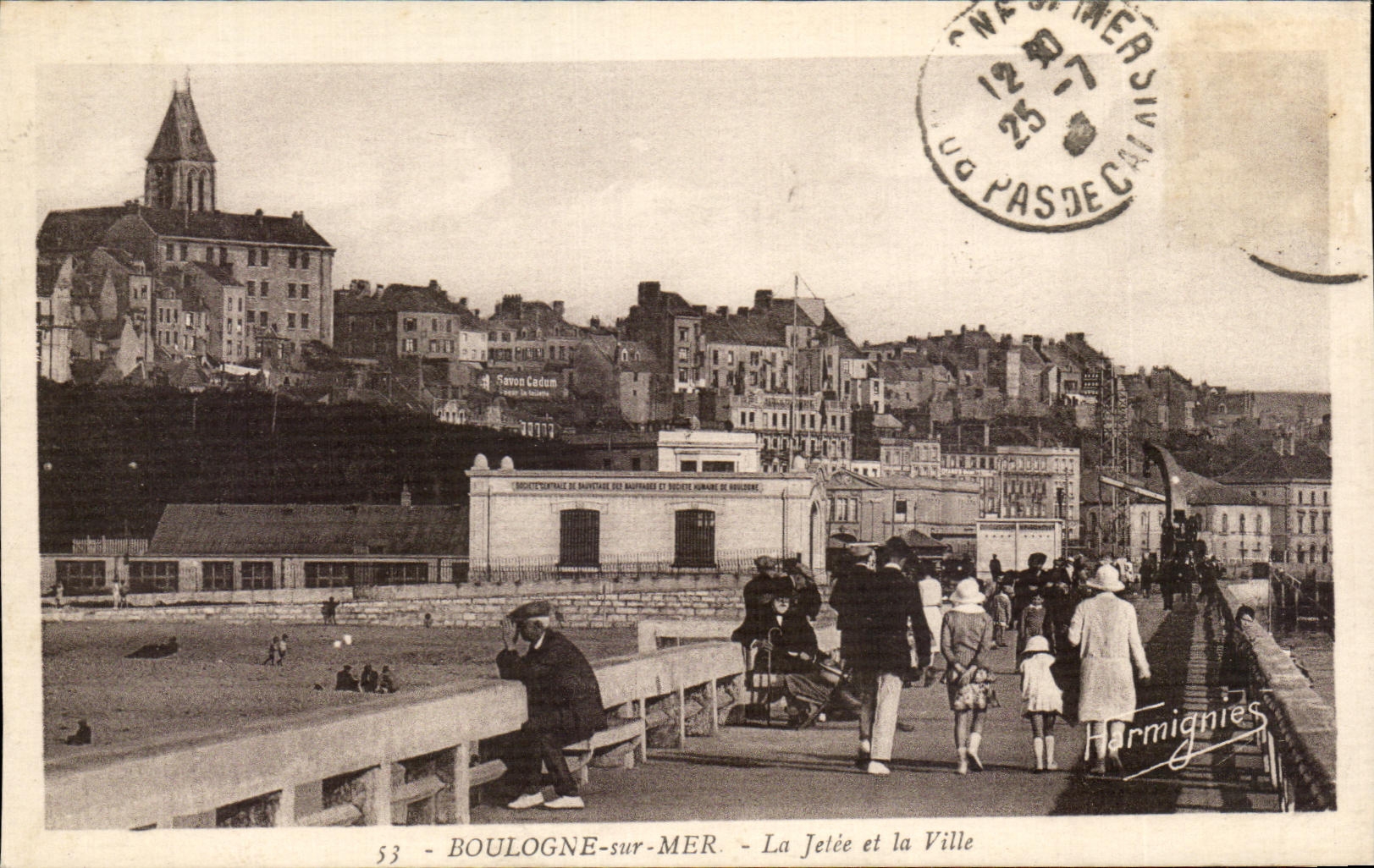 Boulogne-sur-Mer — La Muelle y la Ciudad — Harmignies