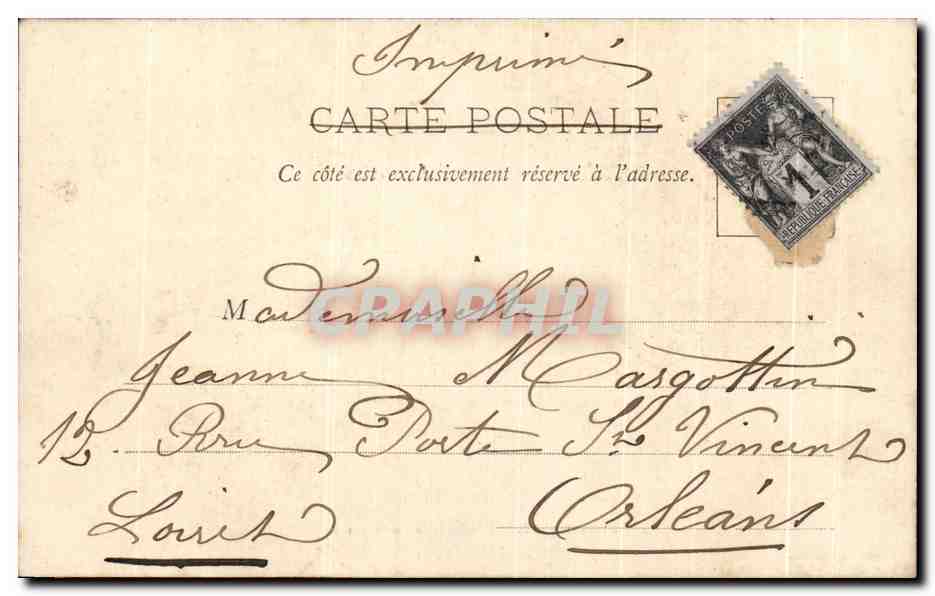 CPA Nancy Fontaine d'Anphitrite — Verso