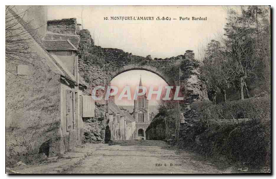 Montfort-l'Amaury — Porte Bardcul — Éditeur L. David