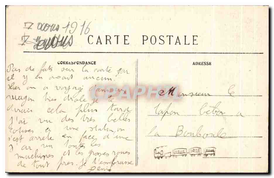 Montfort-l'Amaury — Porte Bardcul — Éditeur L. David — Rückseite