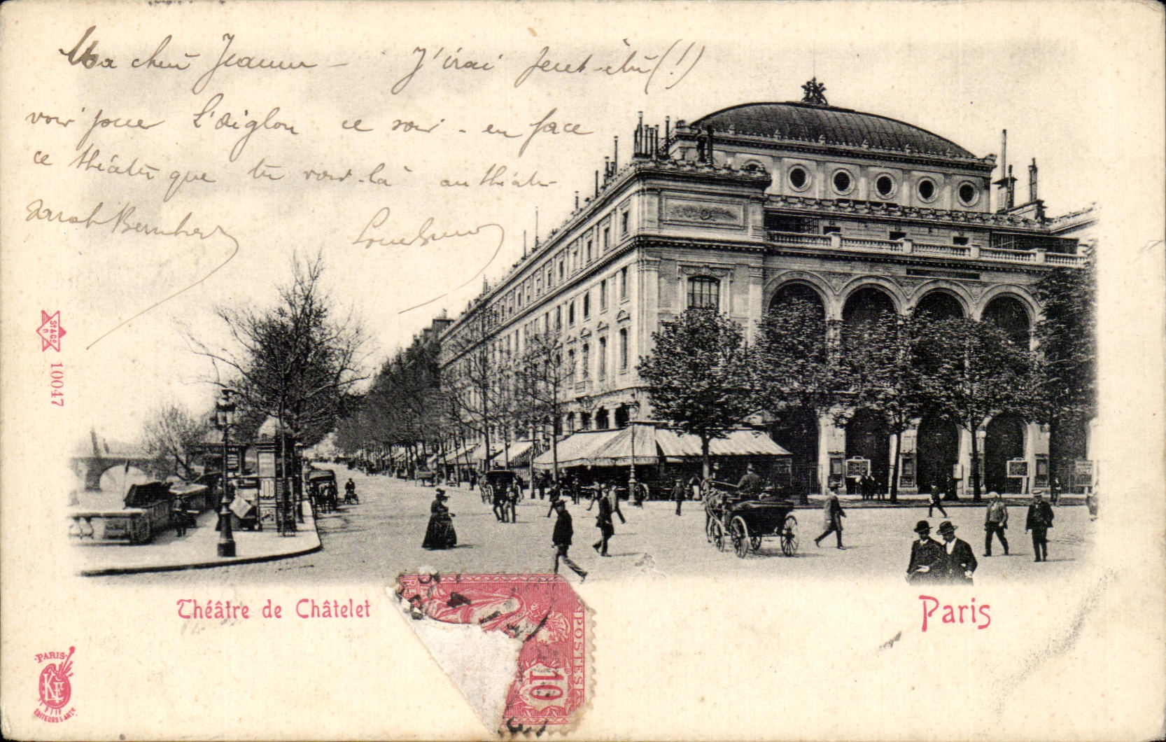 CPA Theatre Du Chatelet Paris