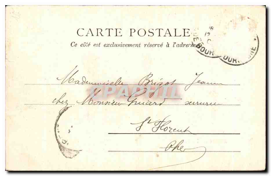 CPA Theatre Du Chatelet Paris — Rückseite