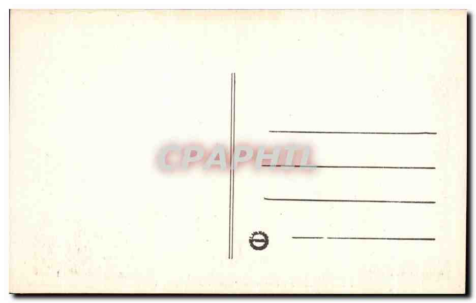 Palais de Fontainebleau — Bassin du Parterre — Collection Artistique L. M. n°33 — Reverso