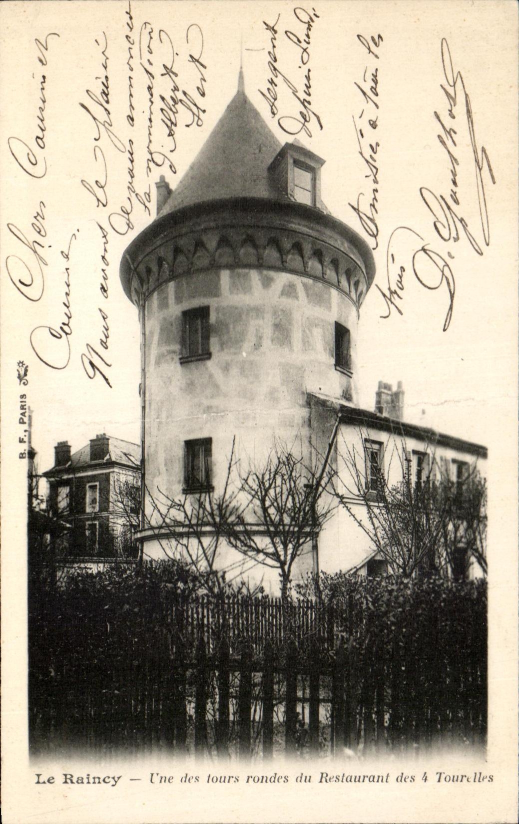 CPA Le Raincy Une Des Lours Ronders Du restaurant Des Tourellers