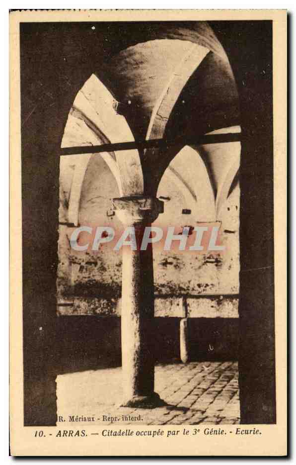 Arras — Citadelle occupée par le 3e Génie — Ecurie