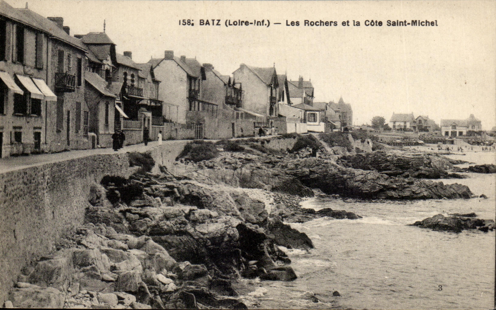 CPA Batz Les Rochers Et La Cote Saint Michel