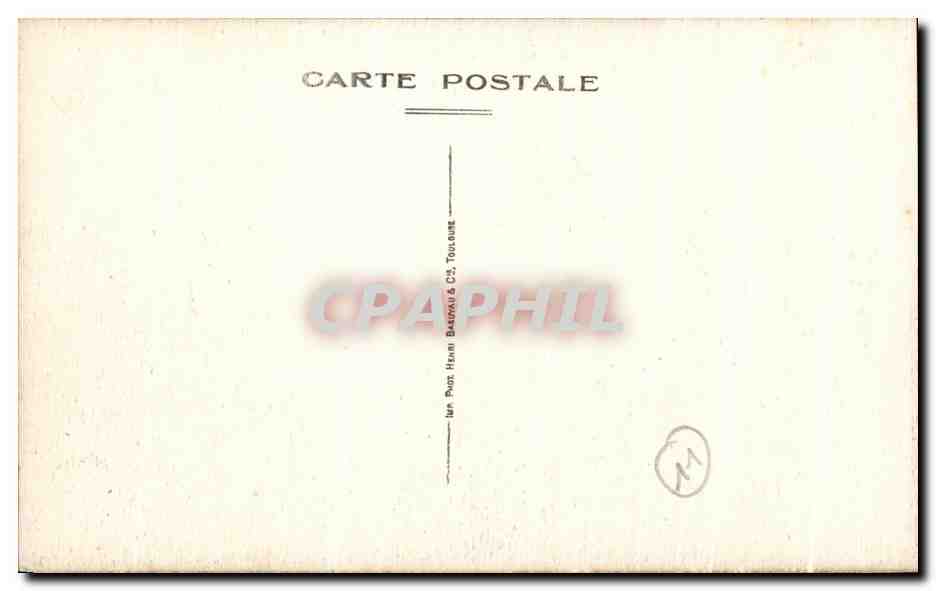 CPA Cite de Carcassonne Vue Generale Nord Ouest Les deux Ponts sur I'Aude — Verso
