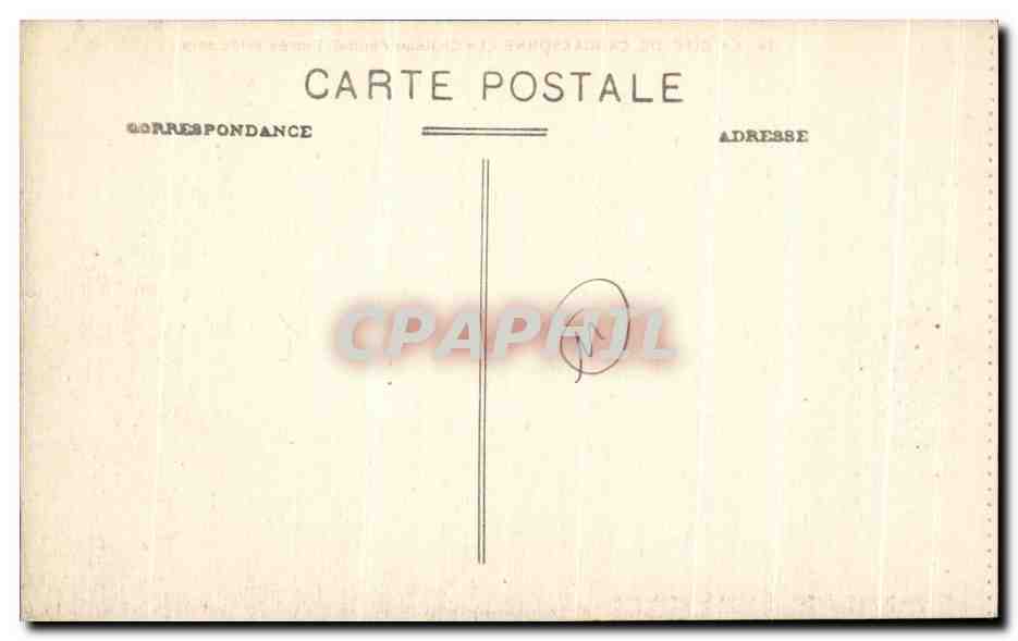 CPA La Cite De Carcassonne Le Chateau Feodal Entree Principale — Verso