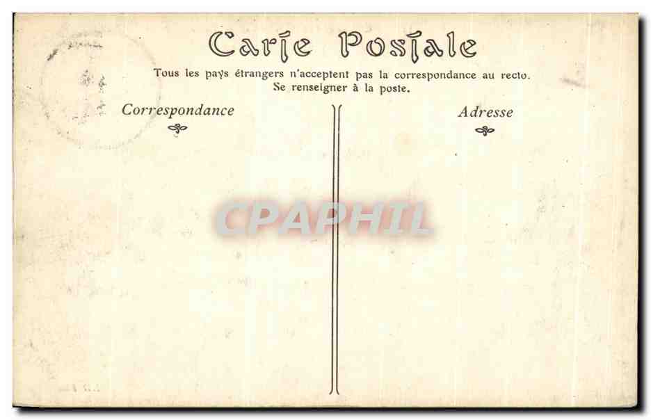 Cité de CARCASSONNE — Ensemble de la Porte de l'Aude — éditeur inconnu, n° 33 — Verso