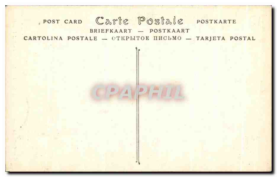 CPA Cathedrale de Chartres Pilastres du Portail Royal — Verso