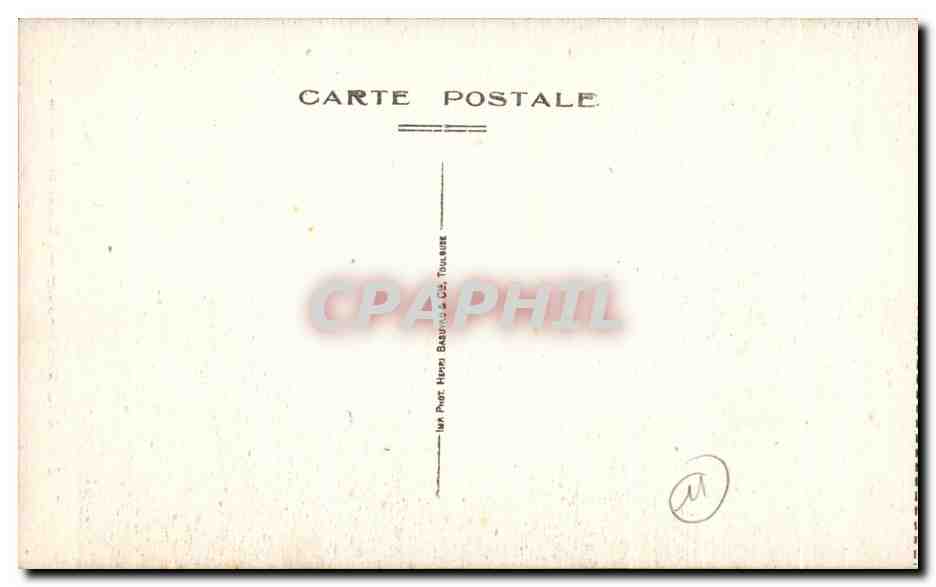 CPA Carcassonne Cite L'Entree du nChateau — Rückseite