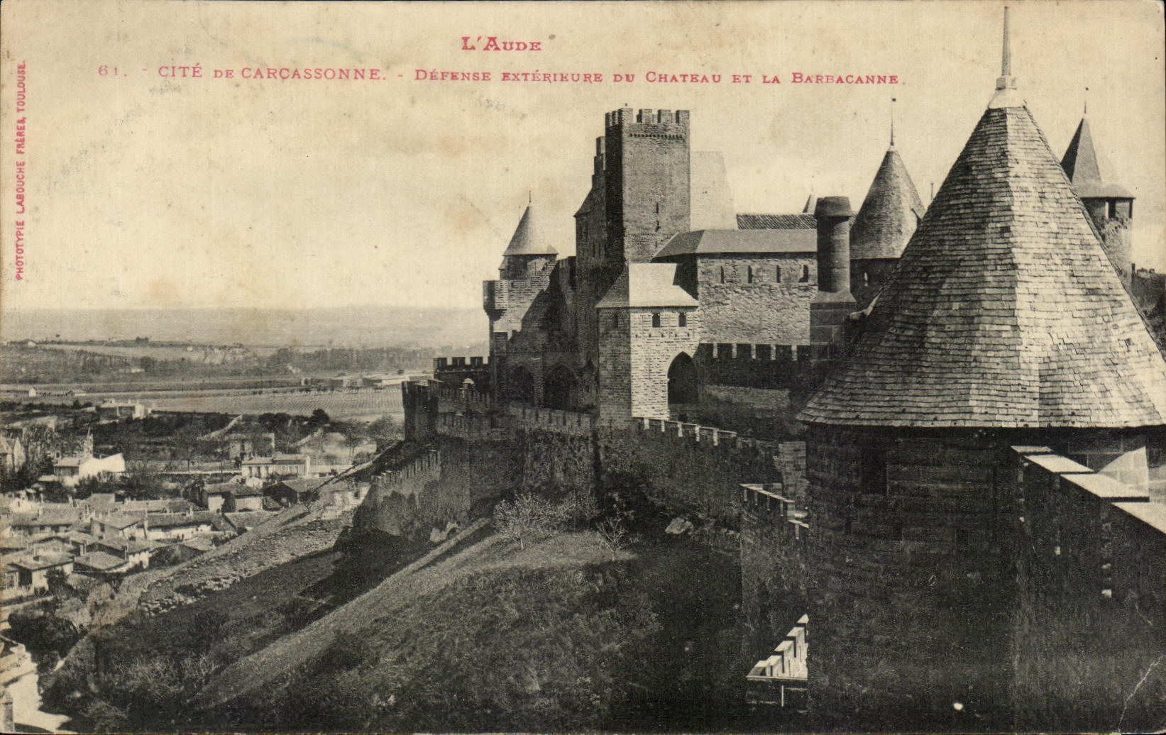CPA Carcassonne Cite De Derenne