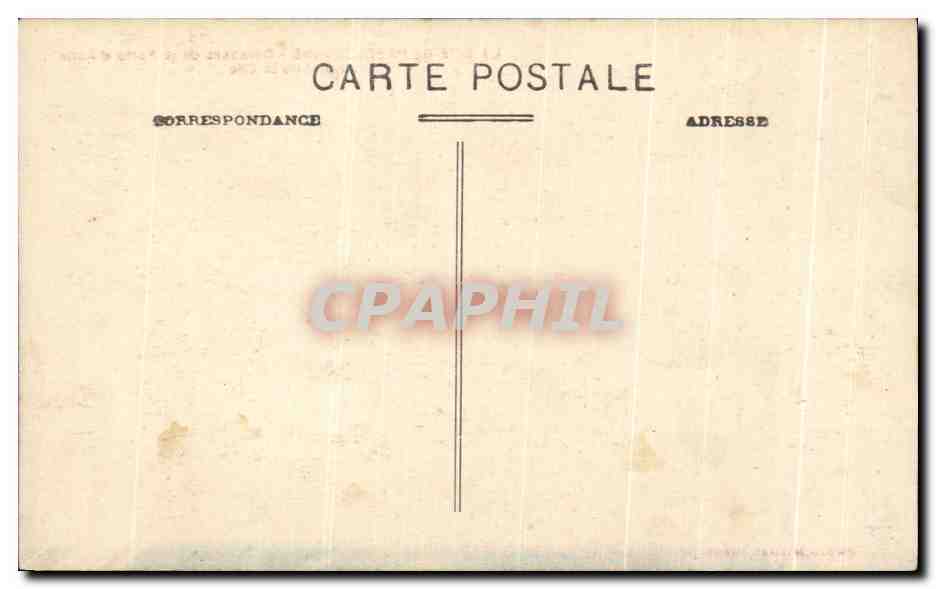 CPA Carcassonne Cite La Cote Detenses de la Port — Verso