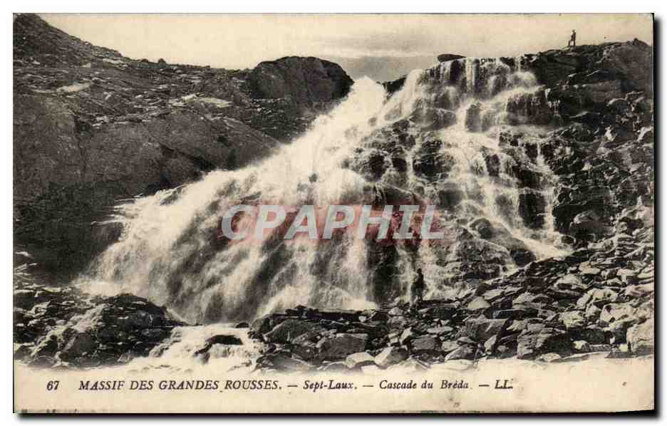 Massif des Grandes Rousses — Sept-Laux — Cascade du Bréda — LL. — N° 67