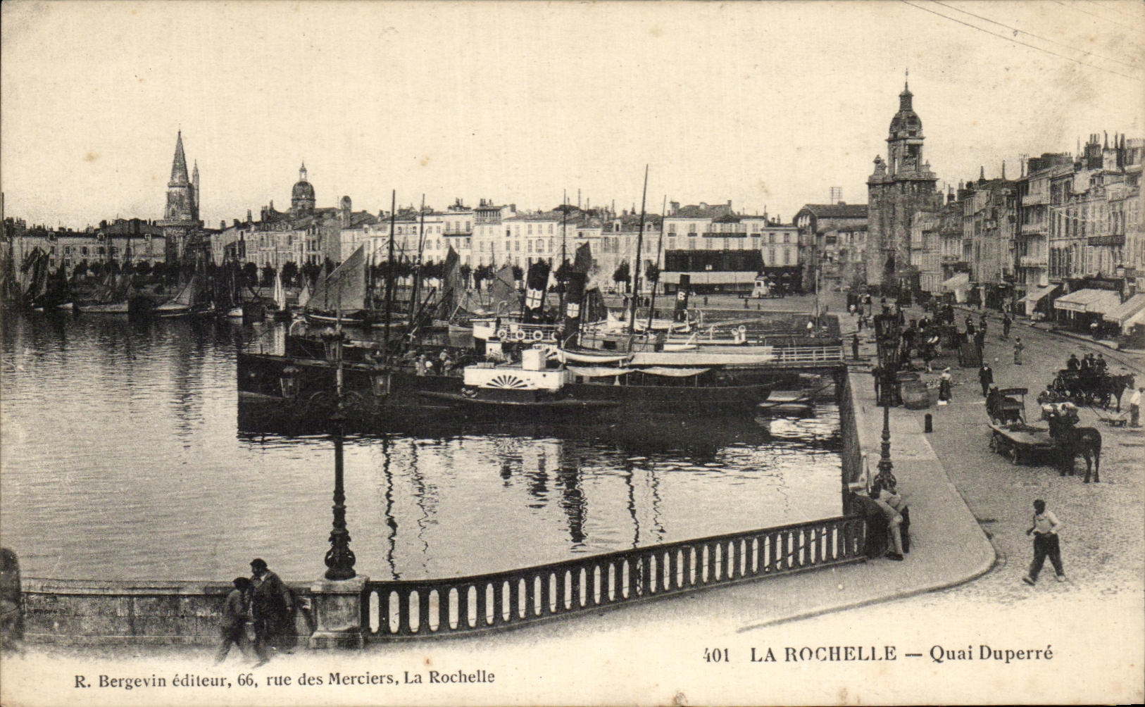 La Rochelle — Quai Duperré — R. Bergevin éditeur, 66, rue des Merciers, La Rochelle — n° 401
