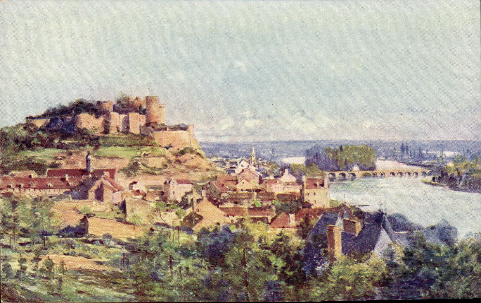 CPA Les Sites de France par Bourgeois Donjon De Chinon