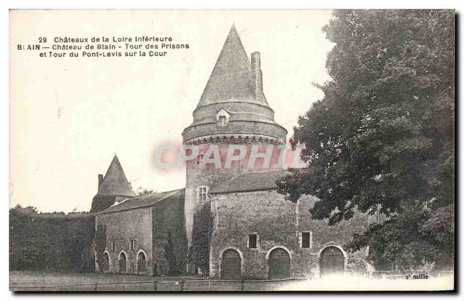 CPA Chateaux de la Loire Inferieure Blain Chateau de Biain Tour des Prisons