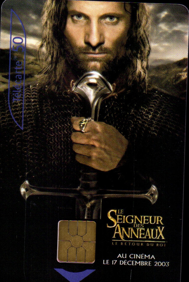 Telecarte Seigneur des Anneaux Lord of the rings Tolkien 