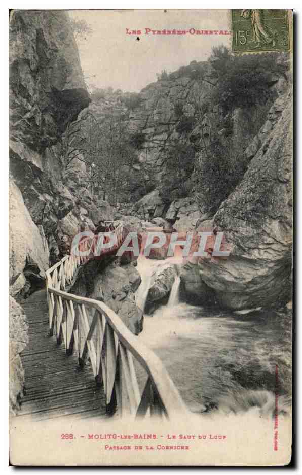 CPA Molitg les Bains Le Saut ou Loup Passage de la corniche 