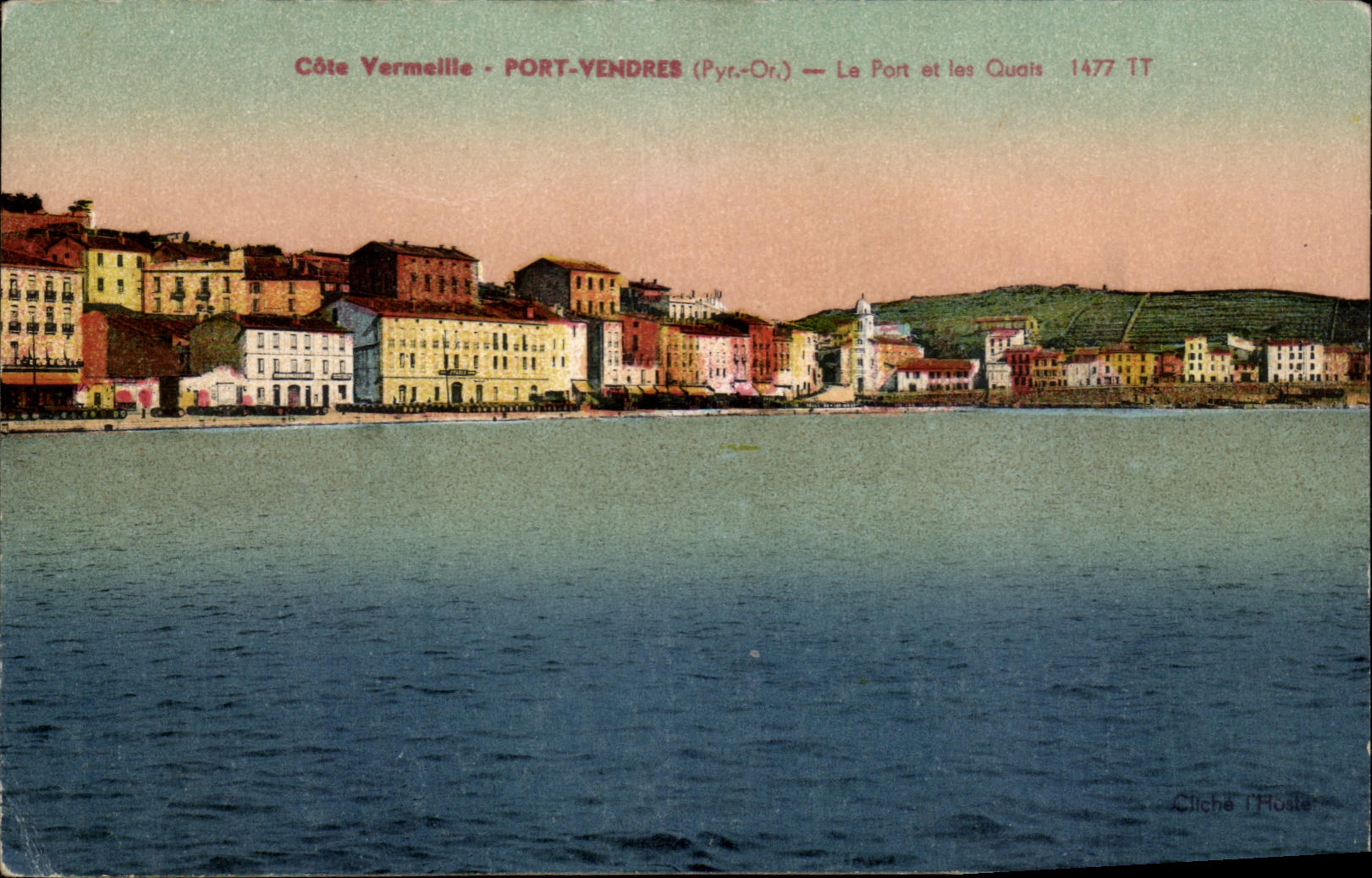 CPA Cote Vermellte Port Vendres Le Port et Quais
