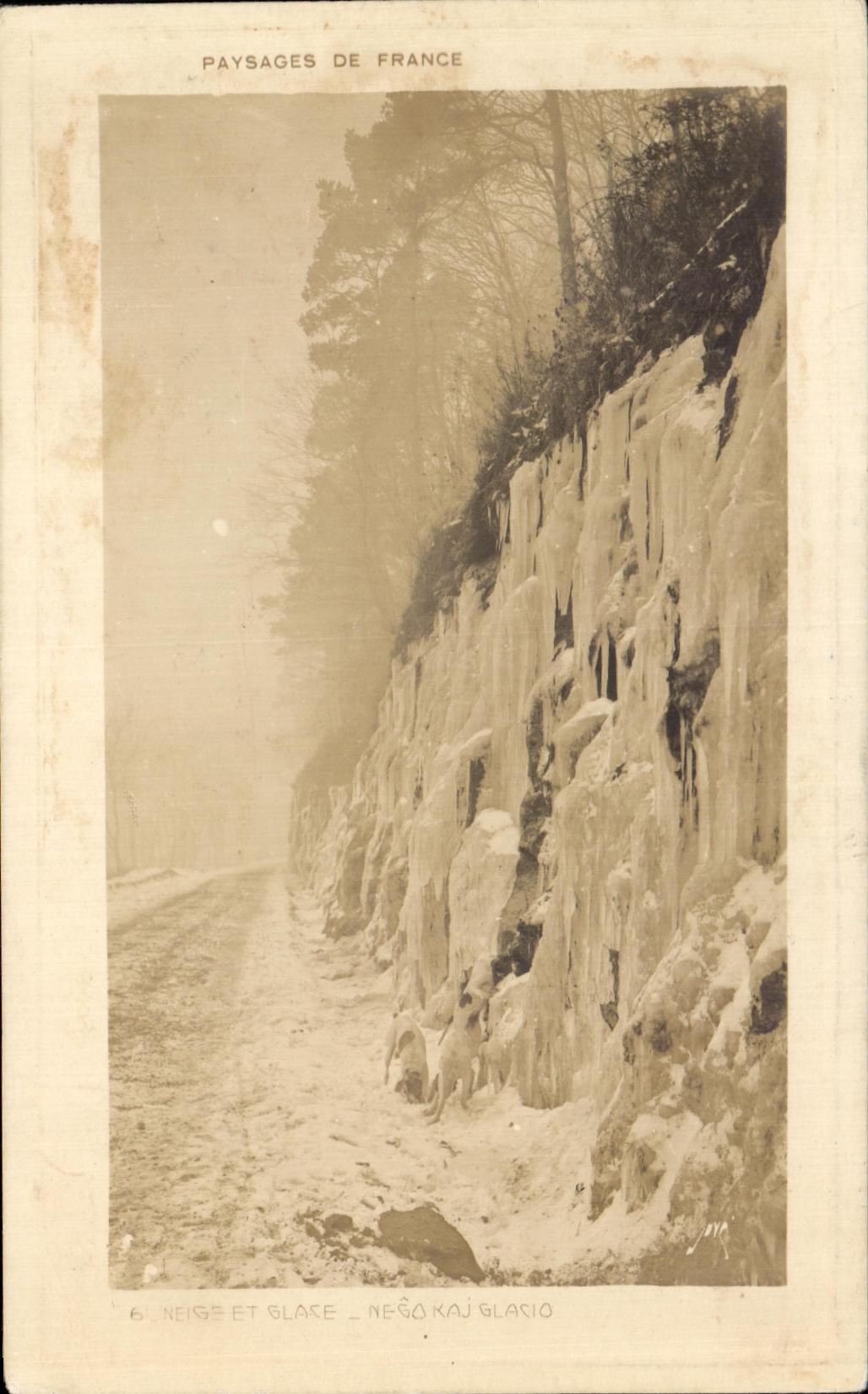 CPA Paysages De France Neige et glace