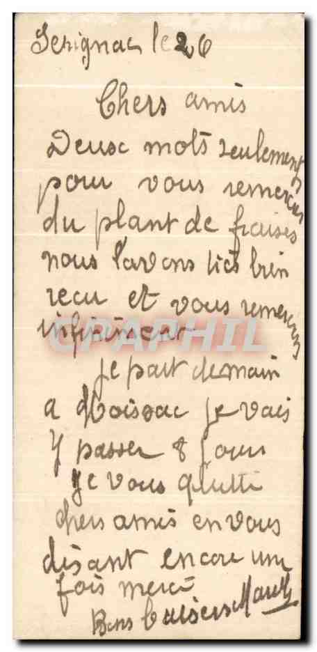 CPA Fantaisie Couple Fleurs Femme — Verso