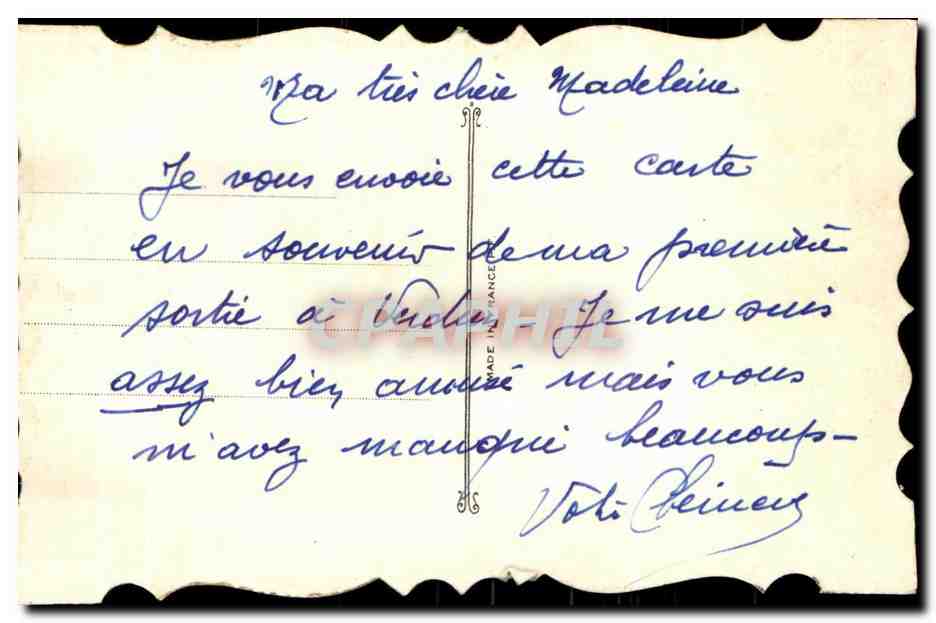 CPA La Pleur est ephemere Elle Passe avec les Beaux jours Mains dans un coeur sincere L'amitie Demeure toujours Fer a ch — Rückseite