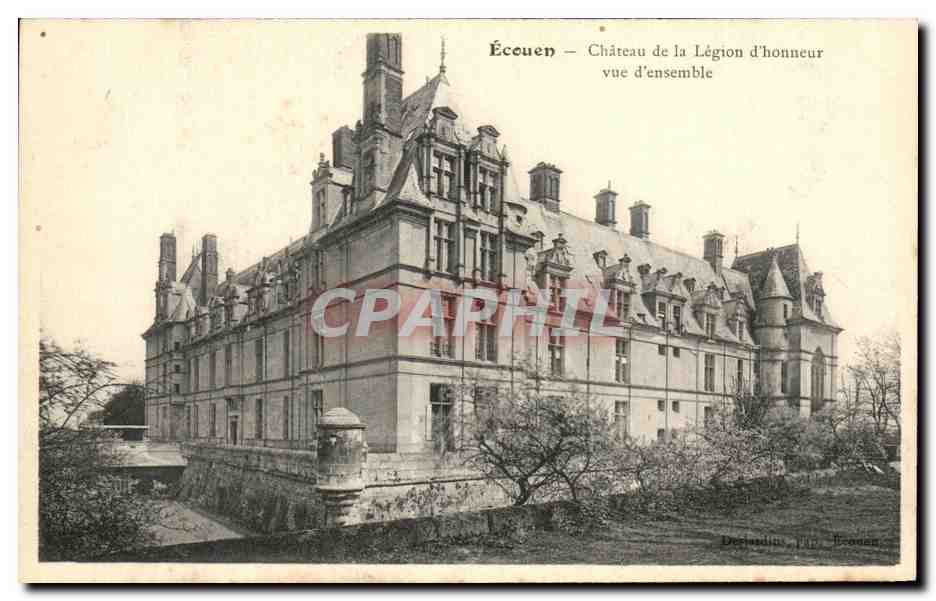 CPA Ecouen Chateau de la Legion d'honneur vue d'ensemble