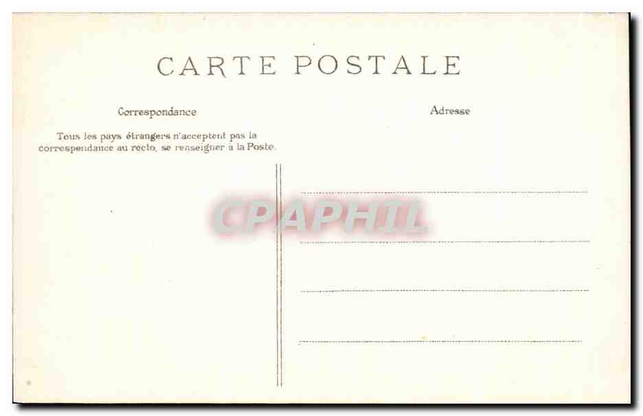 ÉCOUEN — Le Château (côté nord) — Servant de Pensionnat aux Demoiselles de la Légion d'Honneur — Rückseite