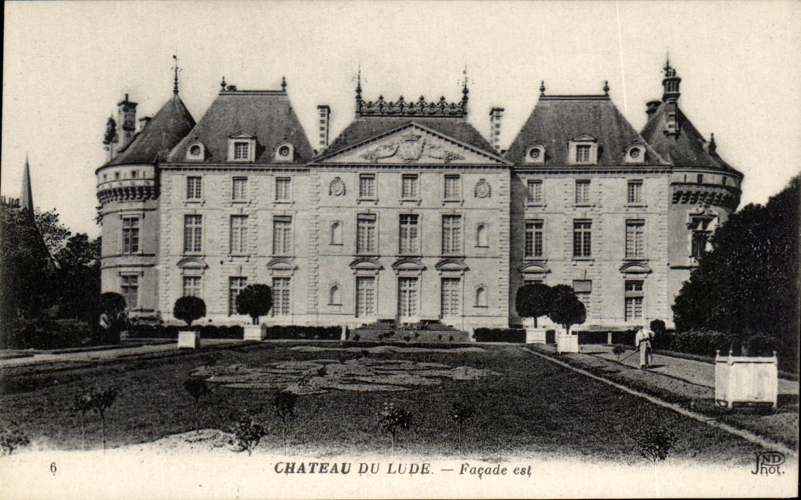 CPA Chateau du Lude Facade est