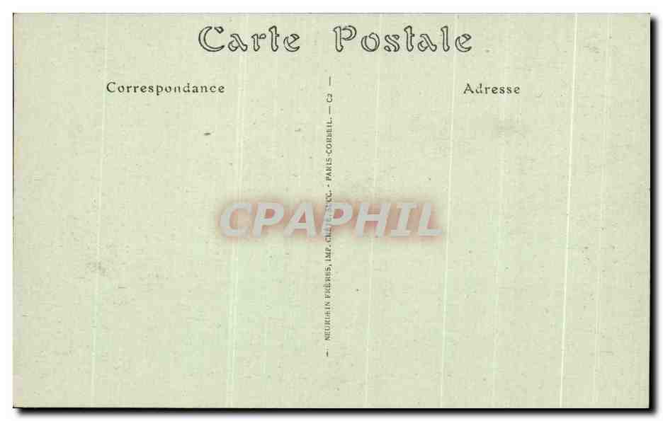 CPA Chateau Du Lude Porte d'entree du Parc — Rückseite