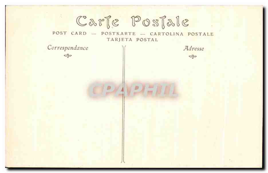 CPA Pau Le Chateau ND Phot — Verso