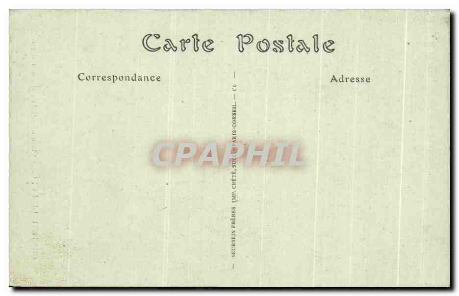 CPA Chateau Du Lude Cheminee de la Salle a manger — Back