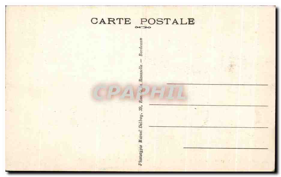 CPA Pau Caserne Bernadotte et le Monument A la Gloire du 48eme Regiment d'infanterie Militaria  — Rückseite
