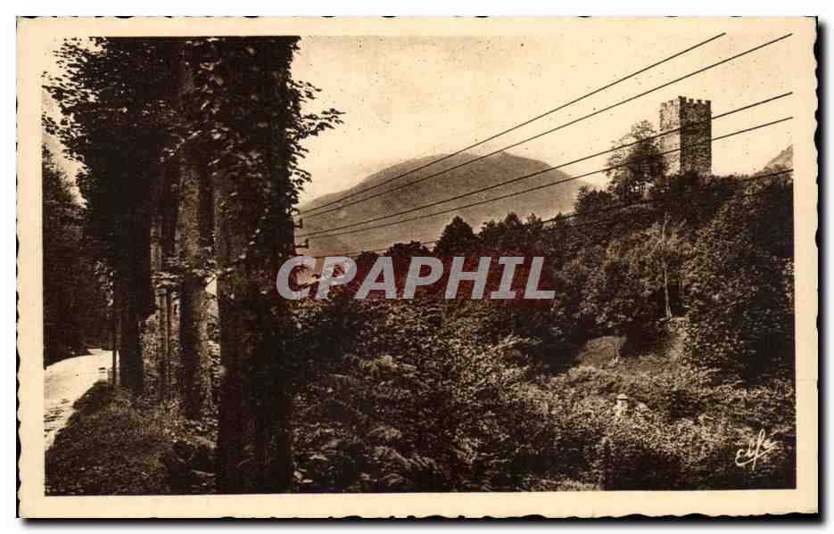 CPA Luchon La Tour De Castervieil et Route Du Lys