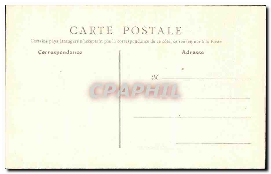 Écouen - Château de la Légion d'honneur - Les Remparts — Desjardins, pap. Ecoen — Verso