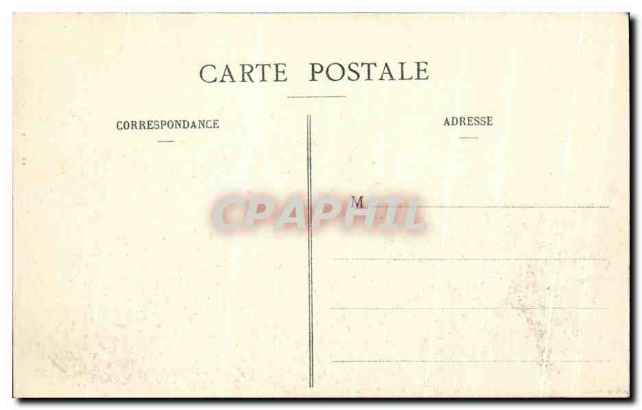 CPA La Ferte Milon Ruines Du Vieux Chateau Construit Par Louis d'Orleans  — Verso