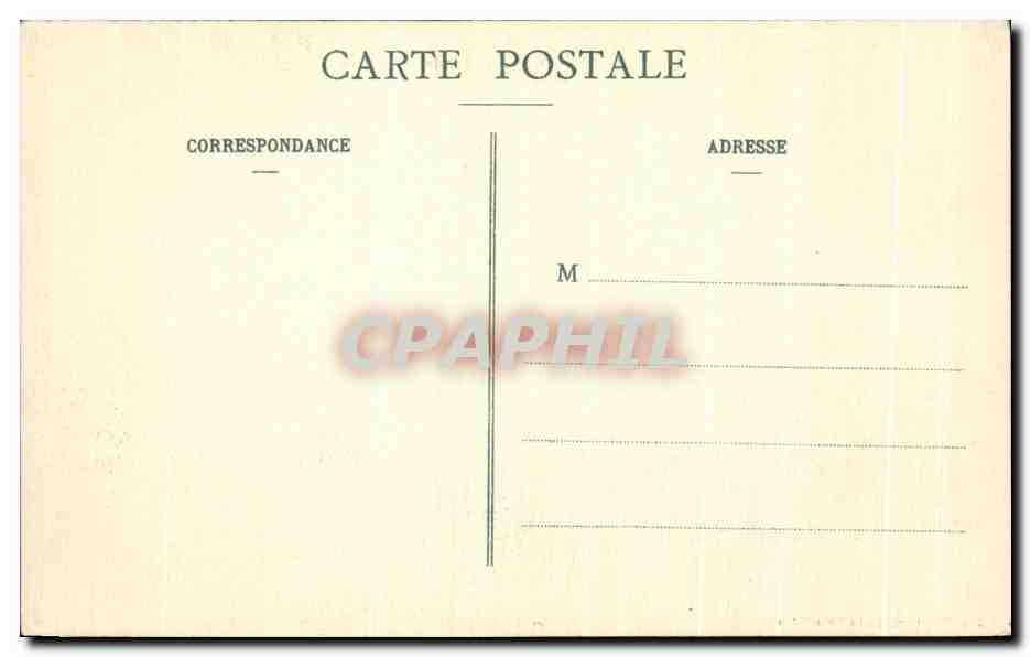 La Ferté-Milon (Aisne) — Chemin des Ruines — Ruines d'un château sur une colline — Éditeur Milou — Rückseite