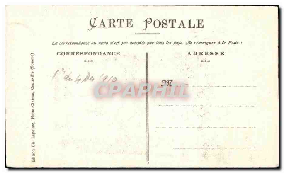 CPA Christ Byzantin trouve pres de Cayeux sur Mer Charles Besancon  — Rückseite