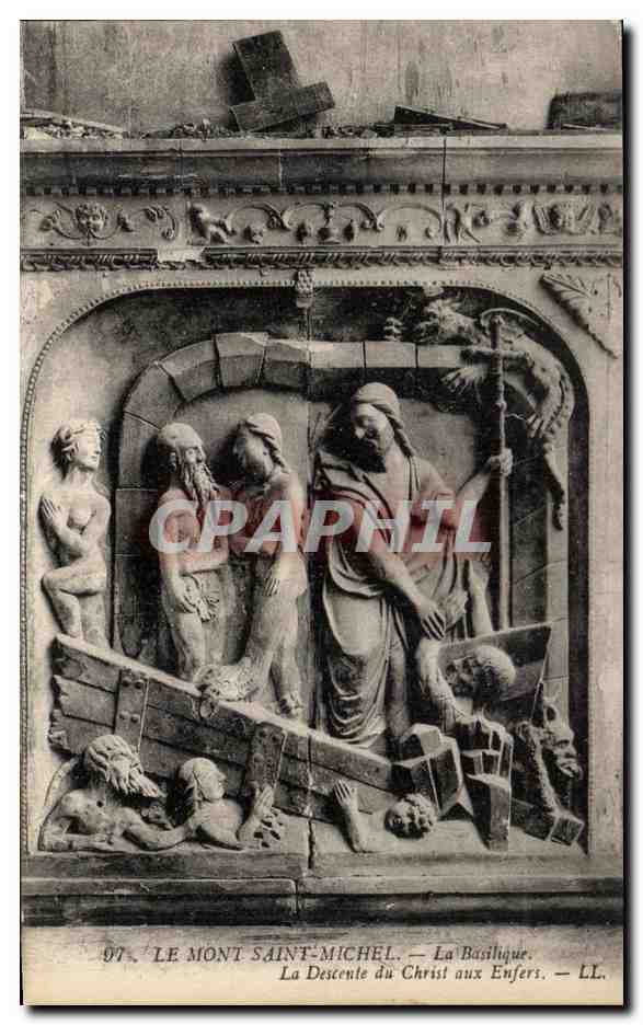 Le Mont Saint-Michel — La Basilique. La Descente du Christ aux Enfers — LL. n° 97