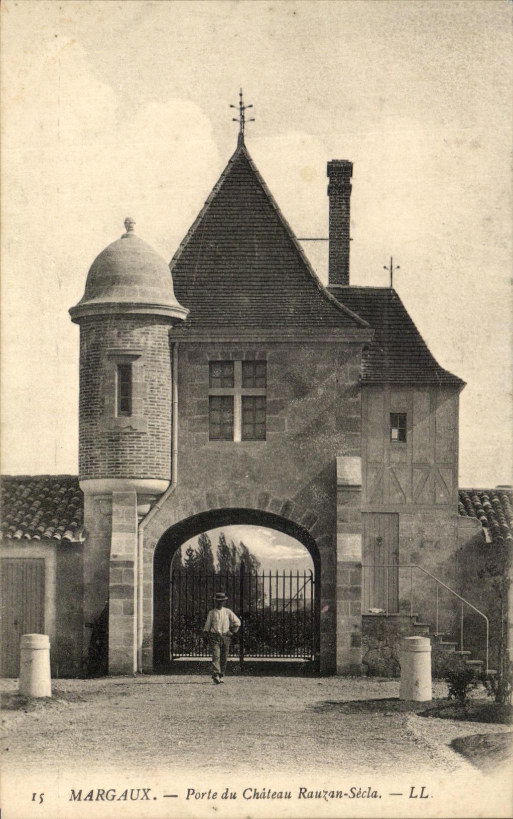 CPA Margaux Porte Du Chateau Rauzan Secla