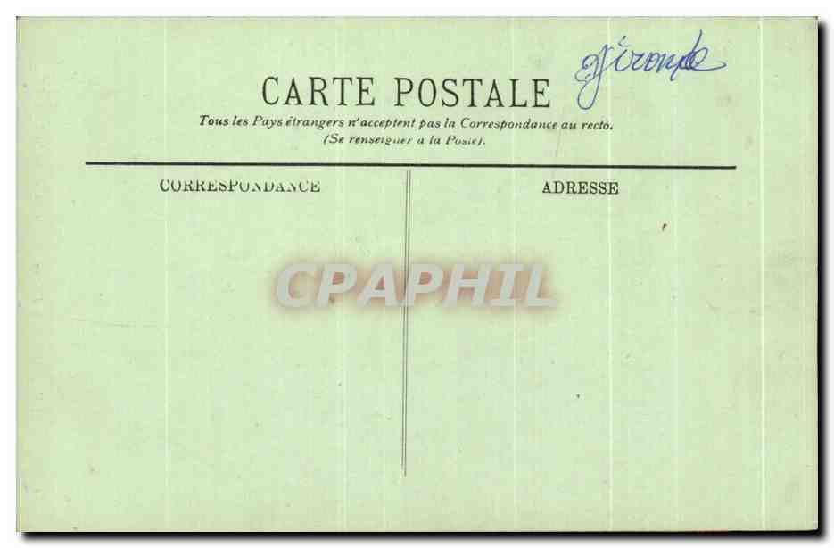 CPA Margaux Chateau d'Issan Les Fosses au Sud — Back