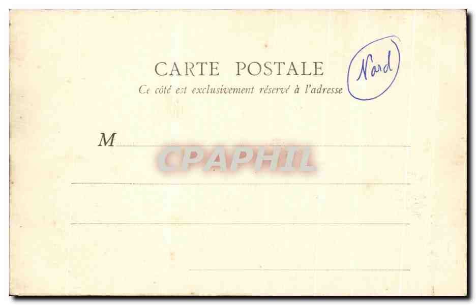 Roubaix — Ecoles Communales de la rue de l'Hommelet — B. F.4 PARIS — Rückseite