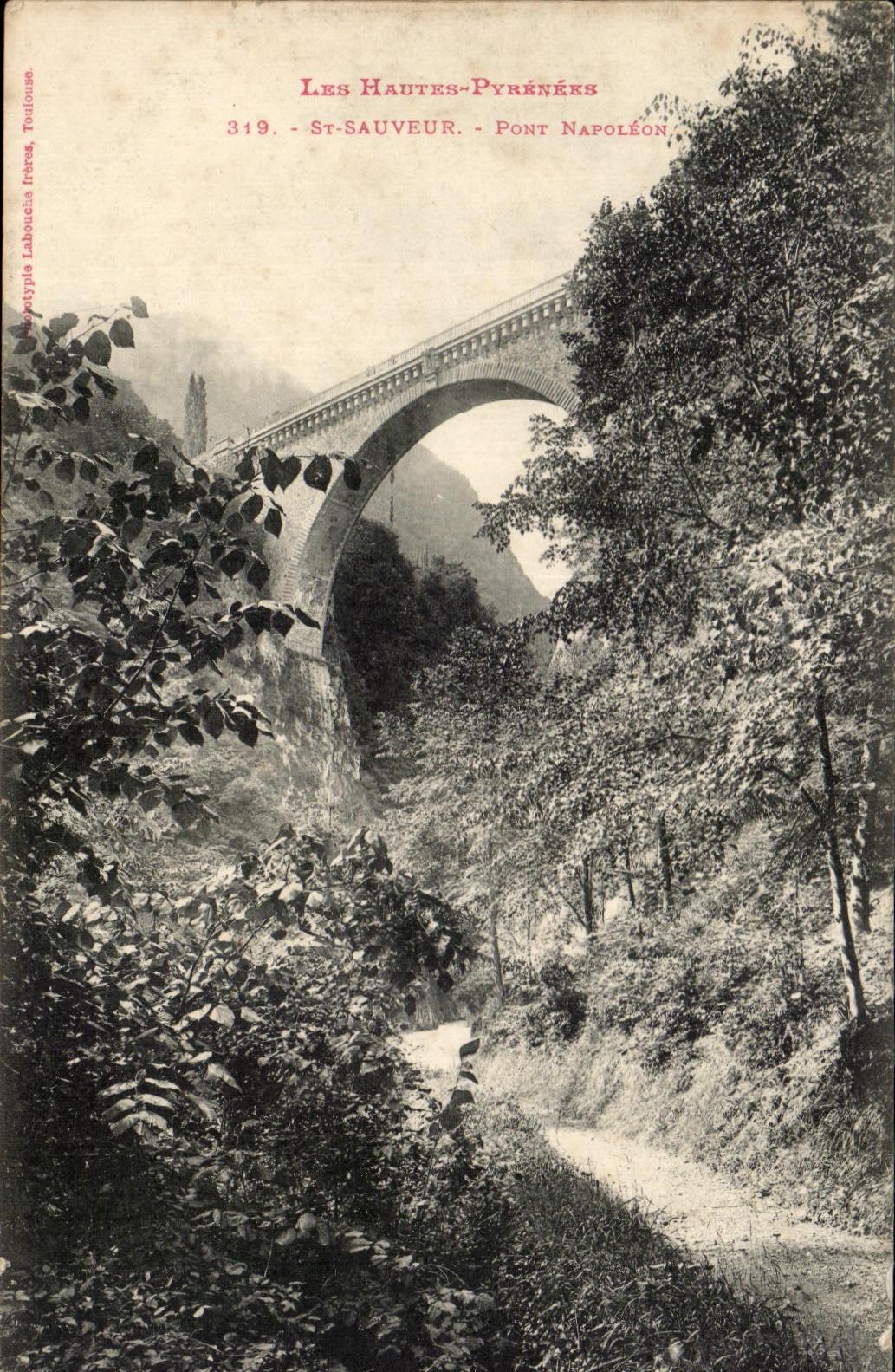 CPA Les Hautes Pyrenees Saint Sauveur Pont Napoleon