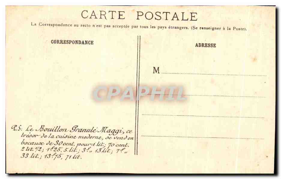 CPA Isere Les trois Ponts route de la Grande Chartreuse Maggi — Reverso