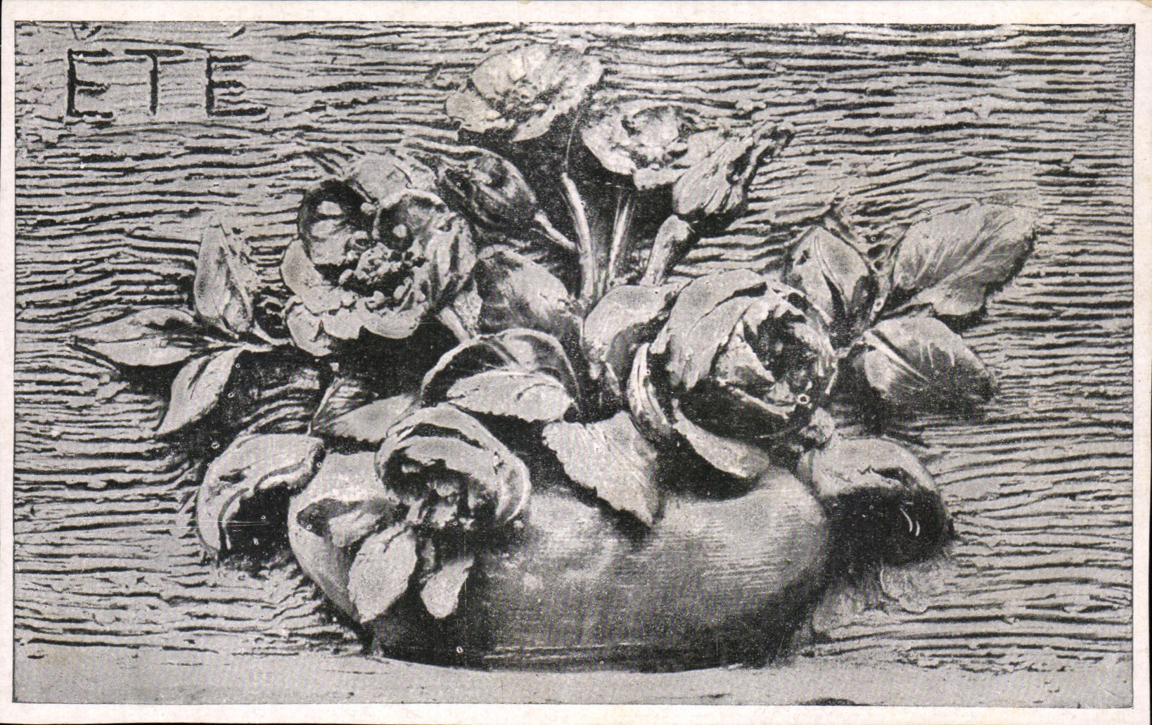 CPA Ete Fleurs 