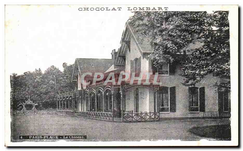 Paris-Plage - Le Château — Chocolat Lombart, éditeur