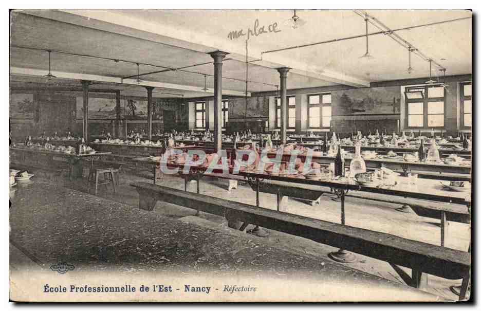 CPA Ecole Professionnelle De l'Est Nancy Refectoire