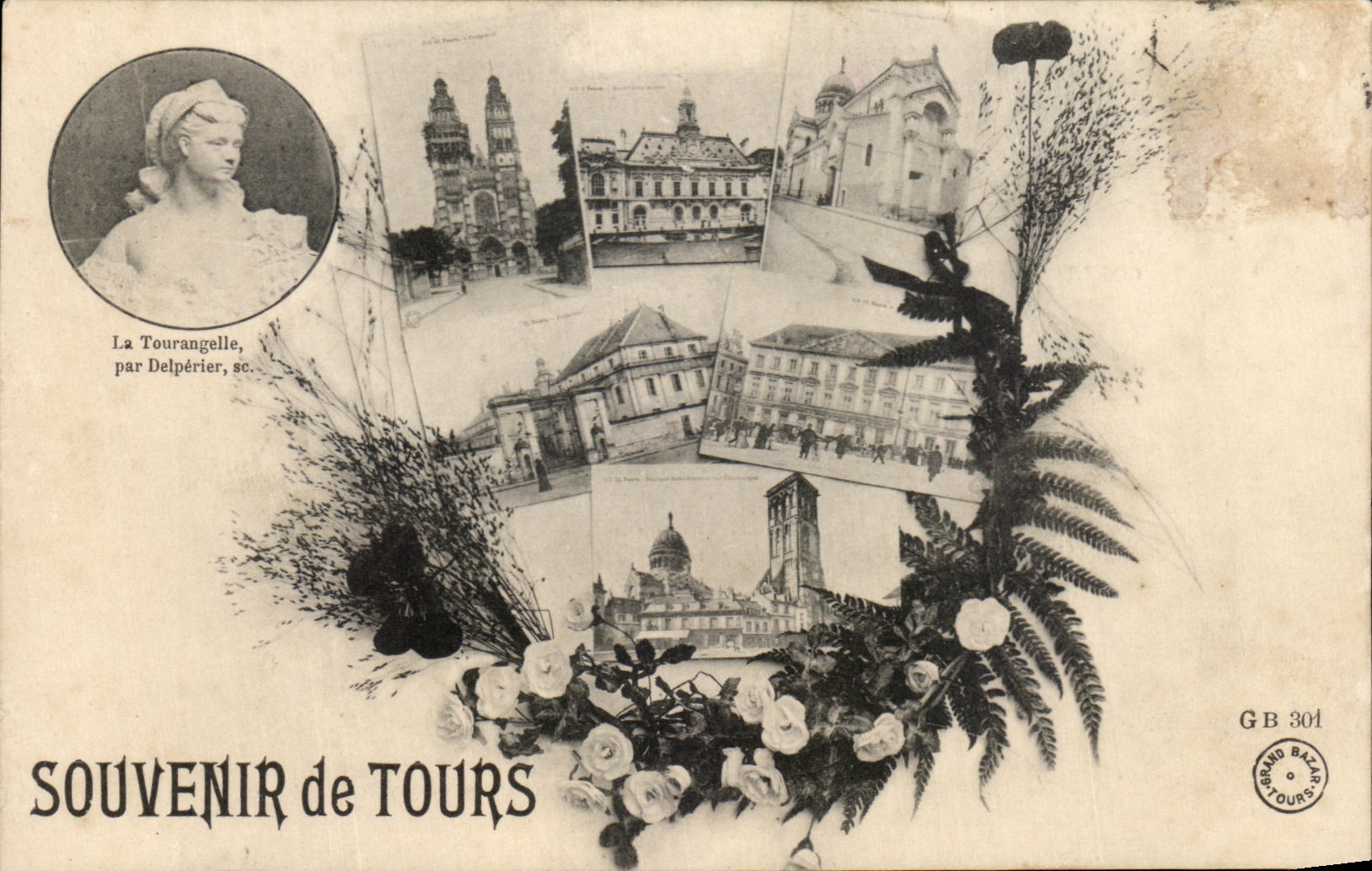 CPA Souvenir De Tours Tourangelle Delperier